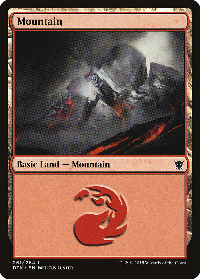 Mountain (261) [Dragons of Tarkir] | Grognard Games