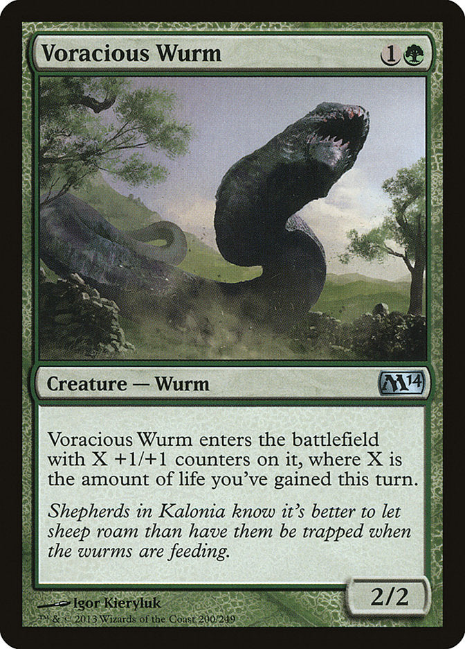 Voracious Wurm [Magic 2014] | Grognard Games
