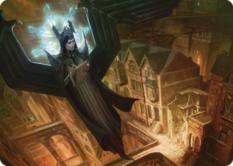 Angelic Sleuth Art Card [Streets of New Capenna Art Series] | Grognard Games