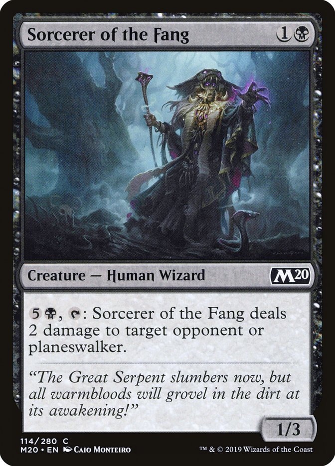 Sorcerer of the Fang [Core Set 2020] | Grognard Games