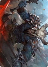 Frenzied Raider Art Card [Kaldheim: Art Series] | Grognard Games