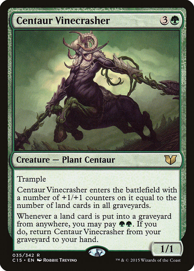 Centaur Vinecrasher [Commander 2015] | Grognard Games
