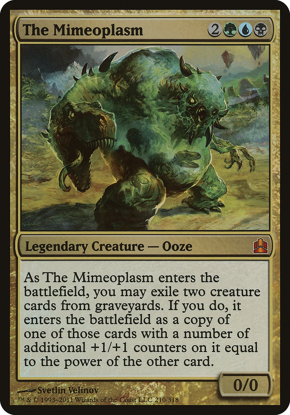 The Mimeoplasm (Oversized) [Commander 2011 Oversized] | Grognard Games