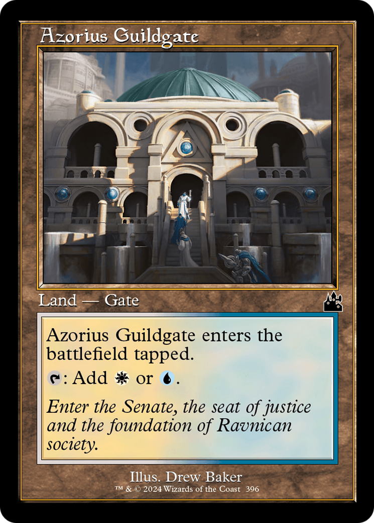 Azorius Guildgate (Retro Frame) [Ravnica Remastered] | Grognard Games