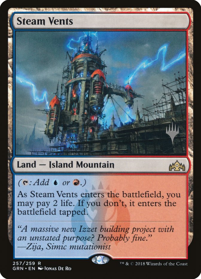 Steam Vents (Promo Pack) [Guilds of Ravnica Promos] | Grognard Games