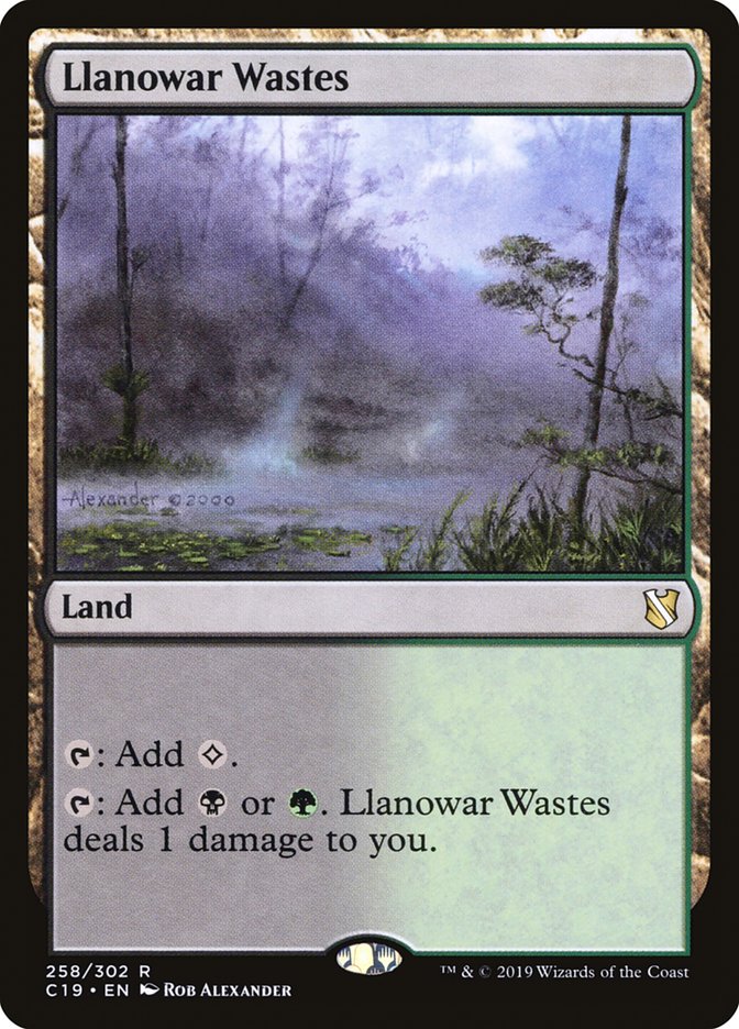 Llanowar Wastes [Commander 2019] | Grognard Games