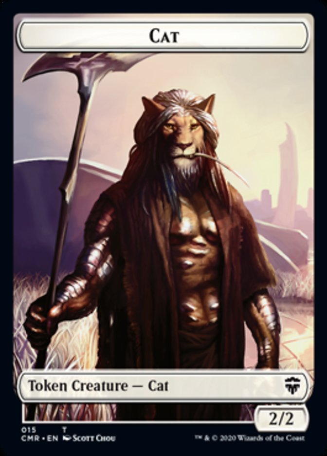 Cat // Soldier Token [Commander Legends Tokens] | Grognard Games