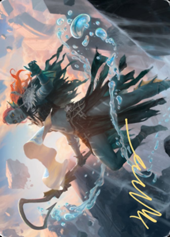 Expedition Diviner Art Card (Gold-Stamped Signature) [Zendikar Rising Art Series] | Grognard Games