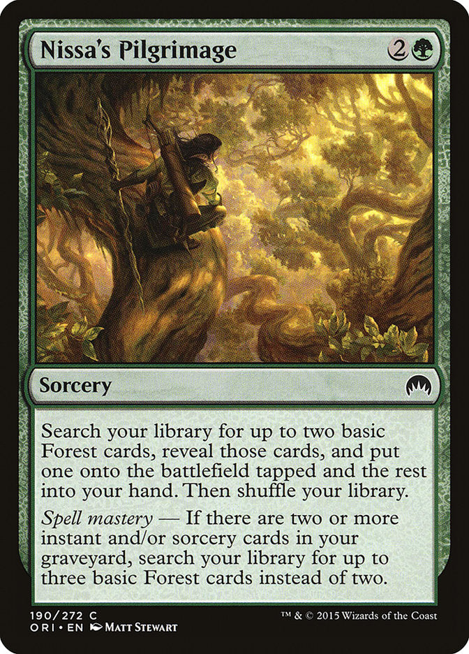 Nissa's Pilgrimage [Magic Origins] | Grognard Games