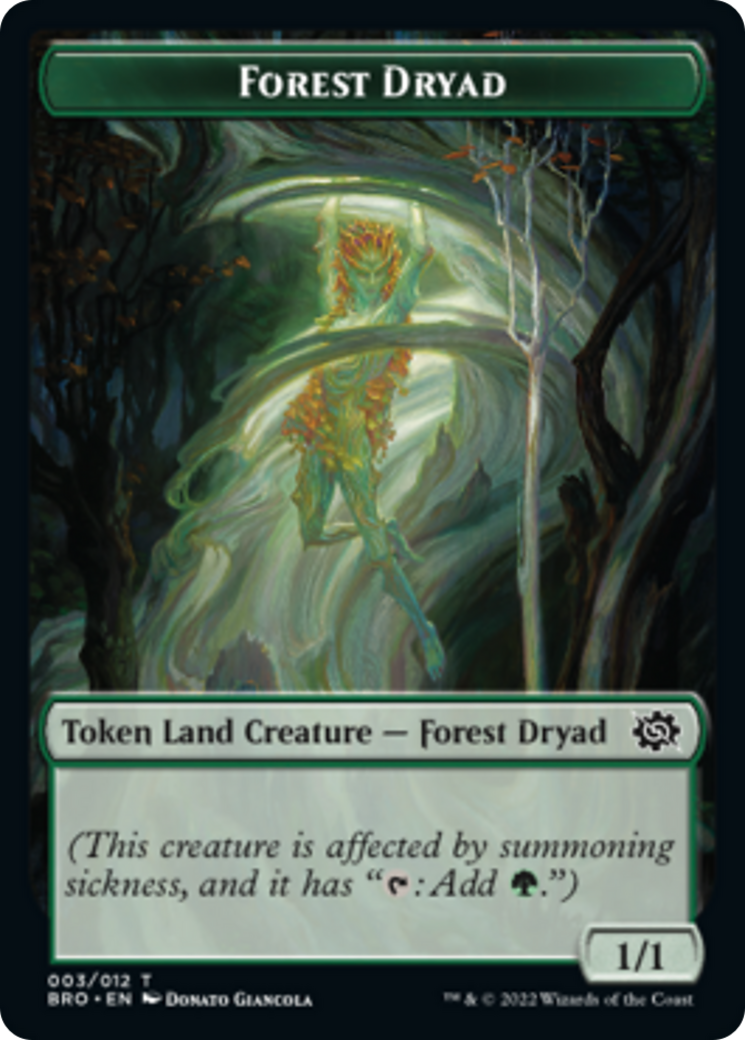 Forest Dryad Token [The Brothers' War Tokens] | Grognard Games