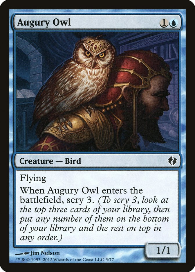 Augury Owl [Duel Decks: Venser vs. Koth] | Grognard Games