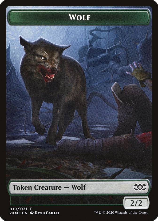 Wolf [Double Masters Tokens] | Grognard Games
