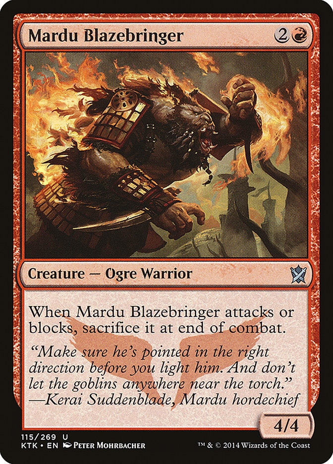Mardu Blazebringer [Khans of Tarkir] | Grognard Games