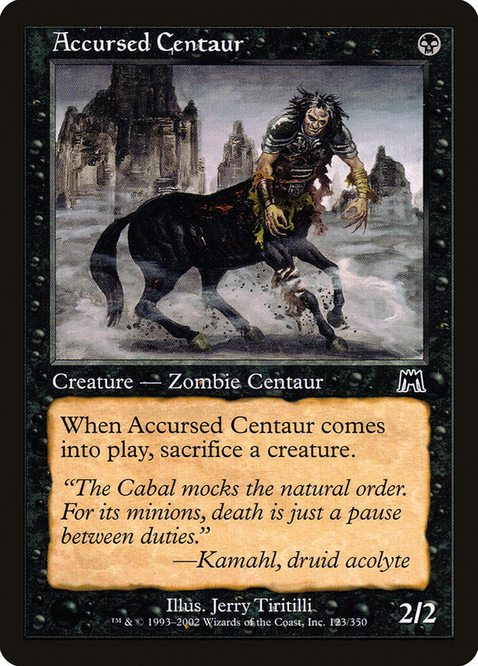 Accursed Centaur [Onslaught] | Grognard Games