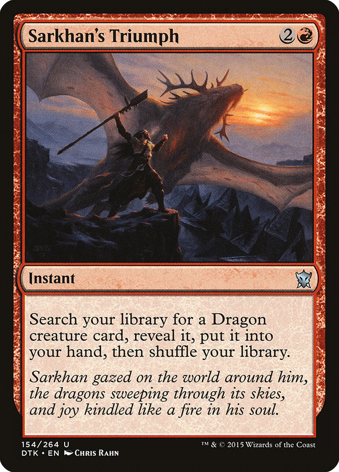 Sarkhan's Triumph [Dragons of Tarkir] | Grognard Games