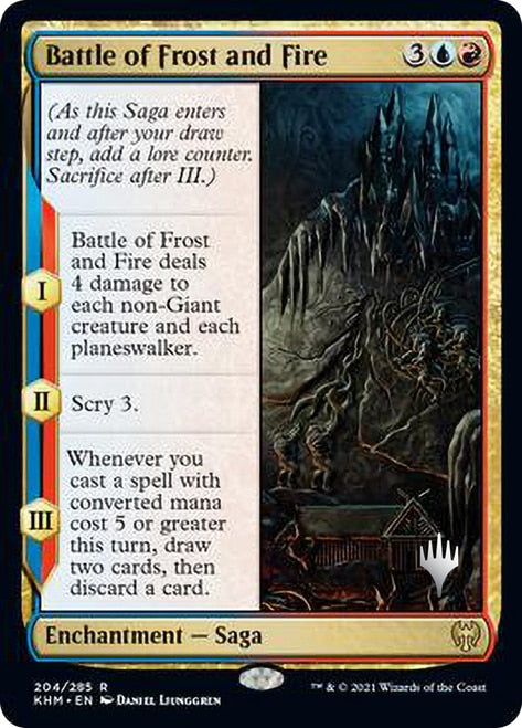 Battle of Frost and Fire [Kaldheim Promos] | Grognard Games