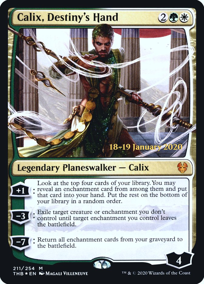 Calix, Destiny's Hand [Theros Beyond Death Prerelease Promos] | Grognard Games