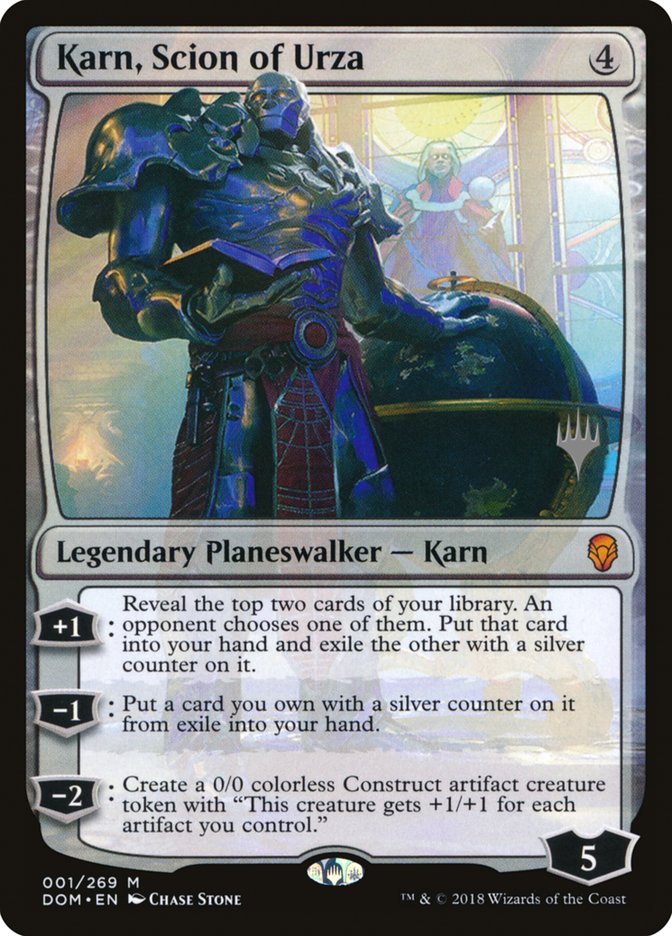 Karn, Scion of Urza (Promo Pack) [Dominaria Promos] | Grognard Games