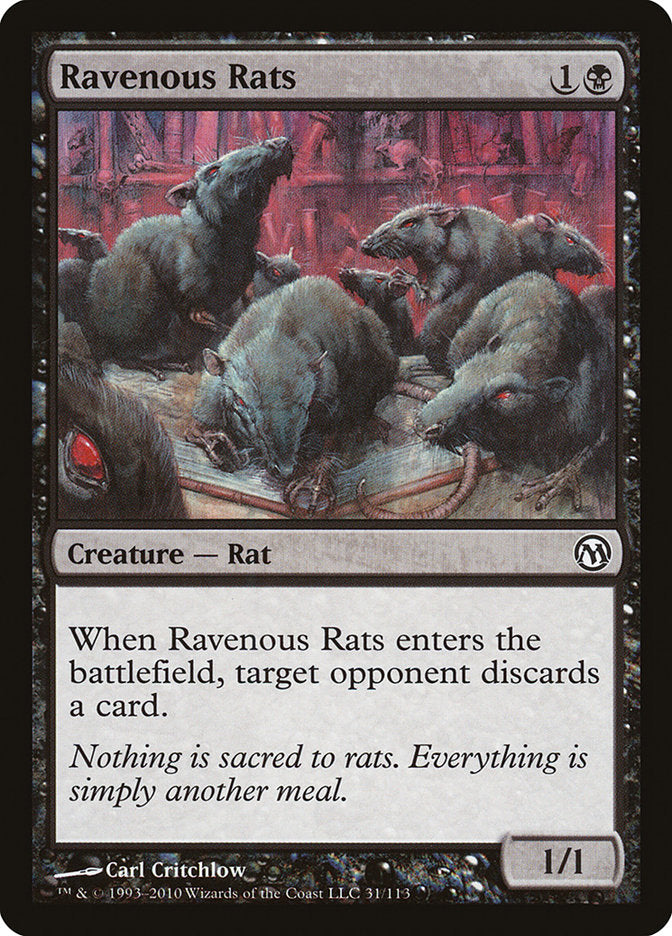 Ravenous Rats [Duels of the Planeswalkers] | Grognard Games
