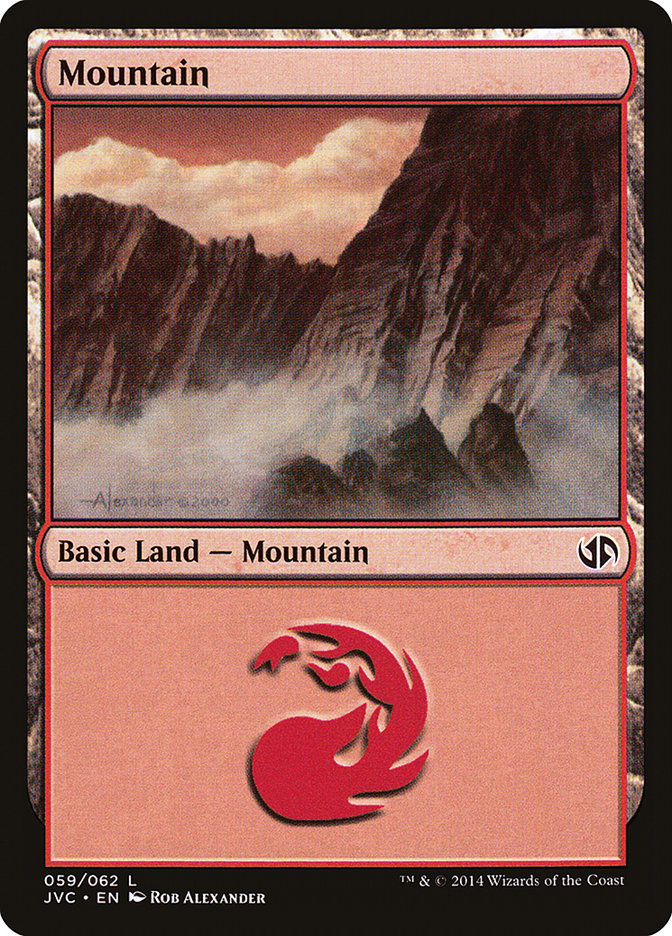 Mountain (61) [Duel Decks Anthology] | Grognard Games