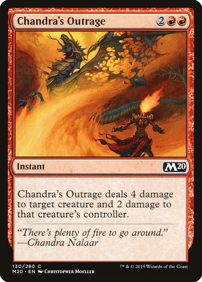 Chandra's Outrage [Core Set 2020] | Grognard Games