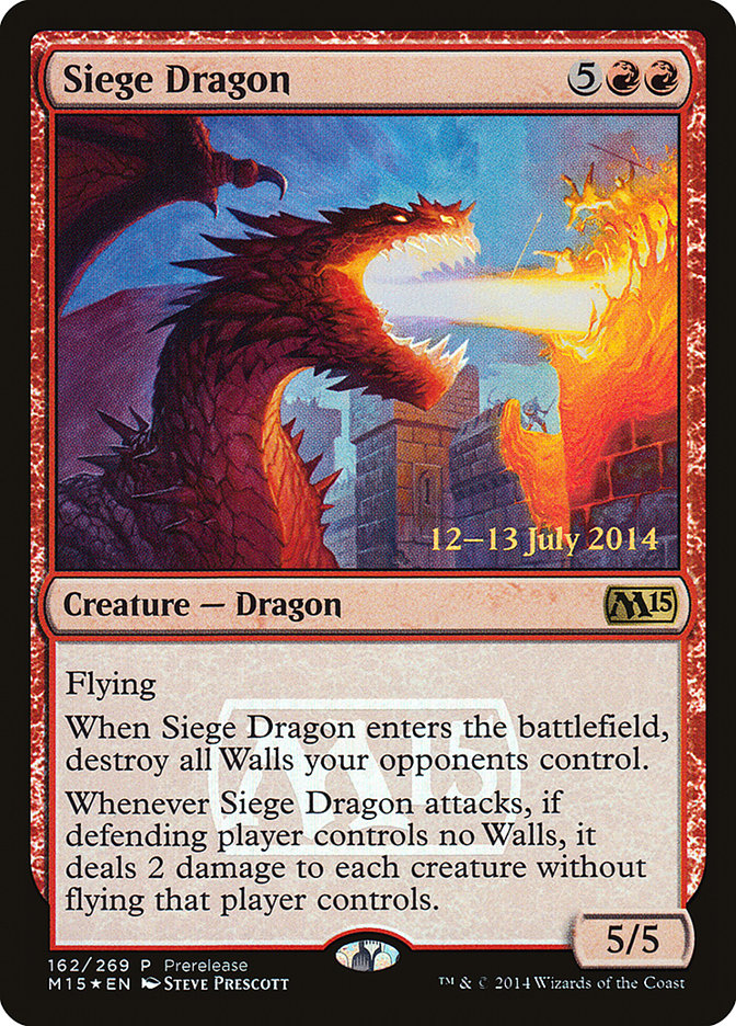 Siege Dragon [Magic 2015 Promos] | Grognard Games