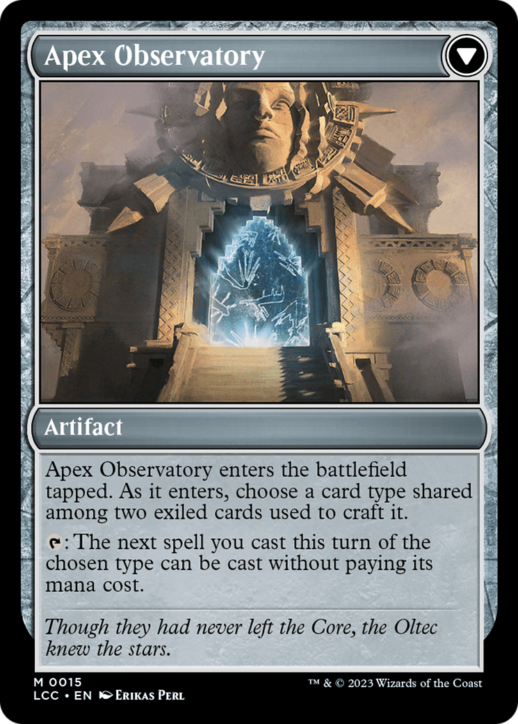 Eye of Ojer Taq // Apex Observatory [The Lost Caverns of Ixalan Commander] | Grognard Games
