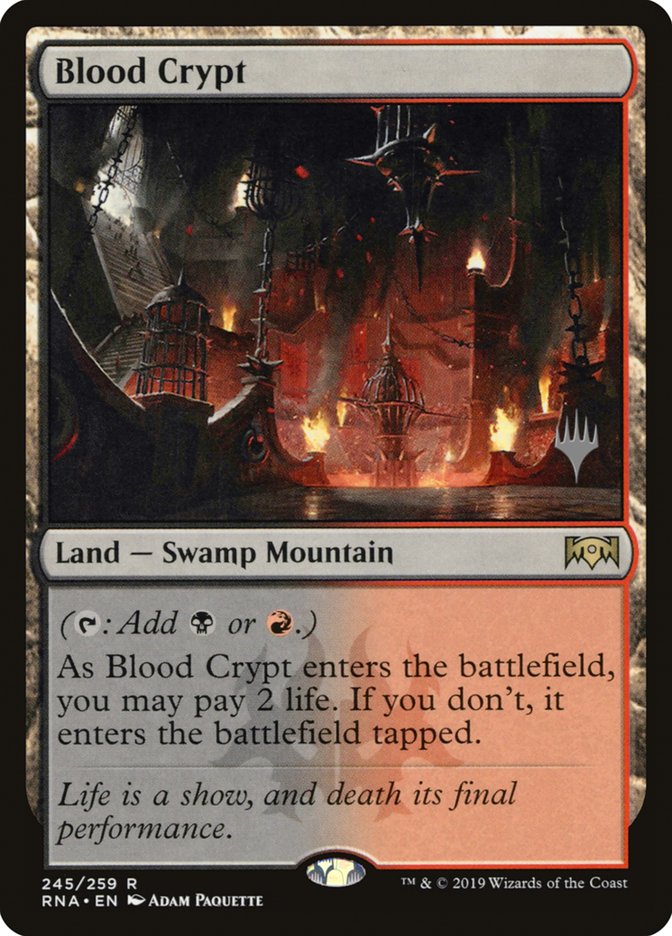 Blood Crypt (Promo Pack) [Ravnica Allegiance Promos] | Grognard Games