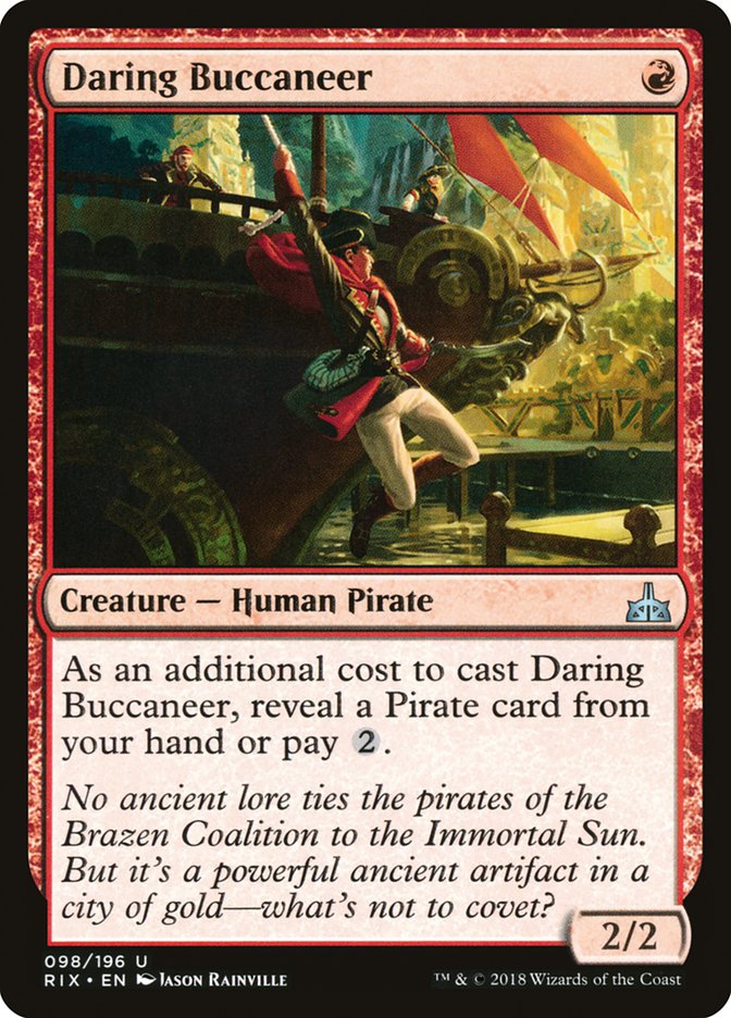 Daring Buccaneer [Rivals of Ixalan] | Grognard Games