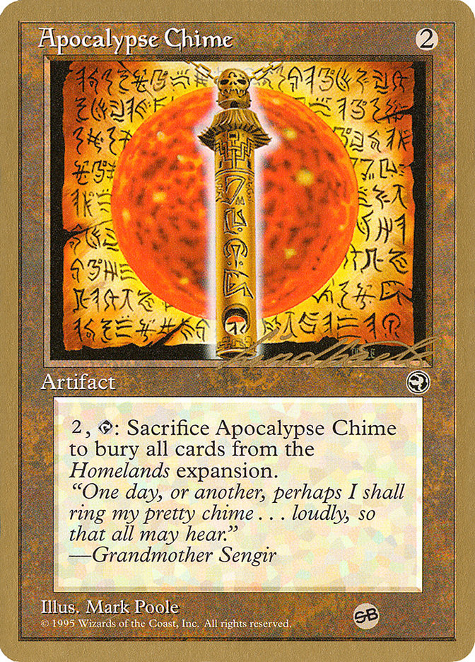 Apocalypse Chime (Leon Lindback) (SB) [Pro Tour Collector Set] | Grognard Games