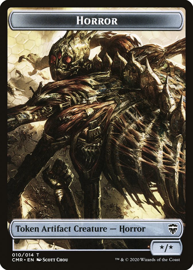 Horror Token [Commander Legends Tokens] | Grognard Games