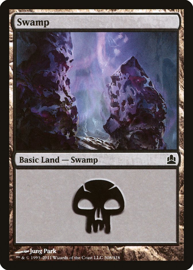Swamp (308) [Commander 2011] | Grognard Games
