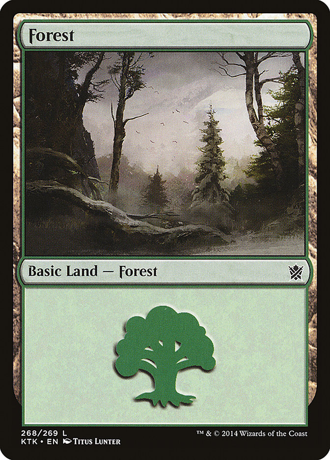 Forest (268) [Khans of Tarkir] | Grognard Games