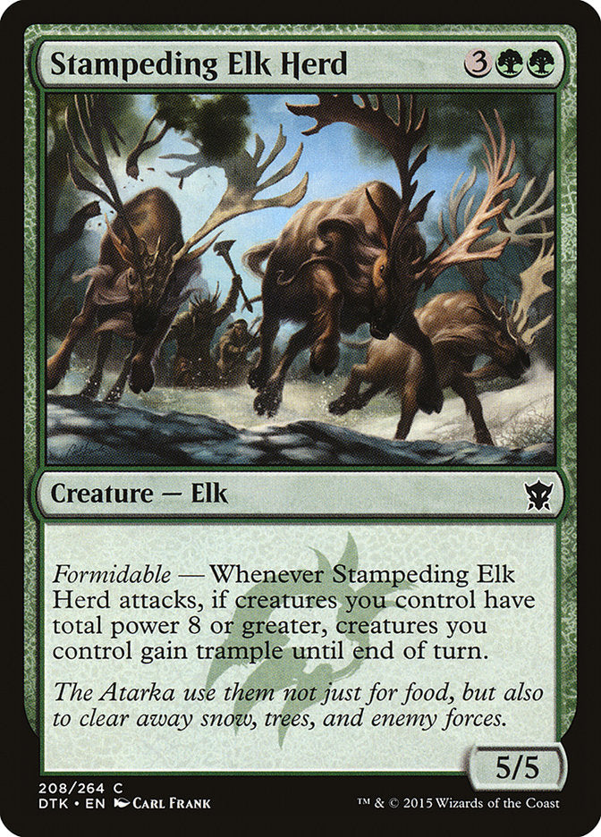 Stampeding Elk Herd [Dragons of Tarkir] | Grognard Games