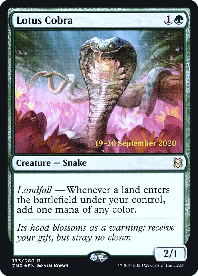 Lotus Cobra [Zendikar Rising Prerelease Promos] | Grognard Games