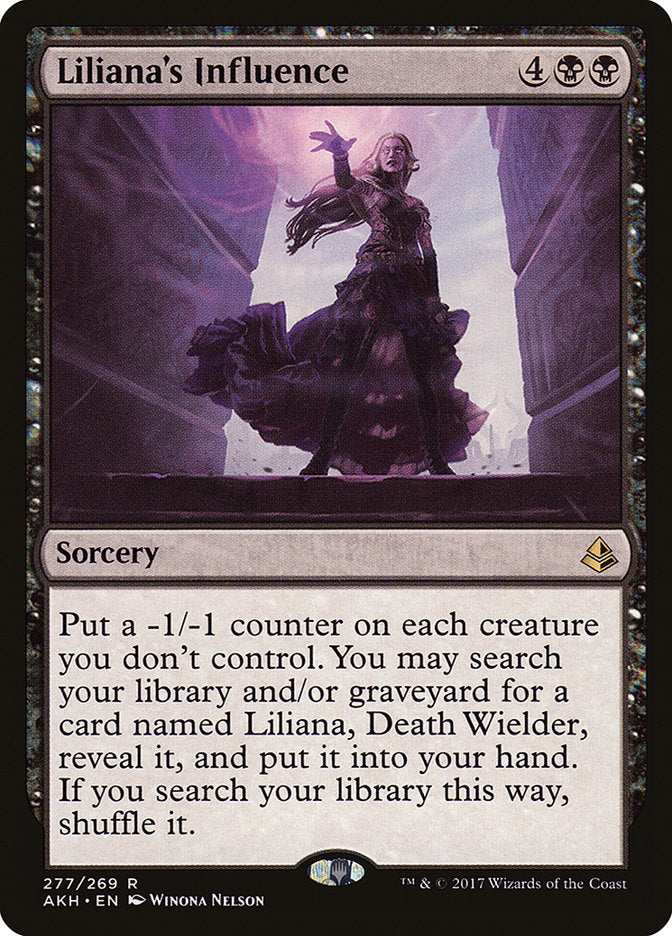 Liliana's Influence [Amonkhet] | Grognard Games