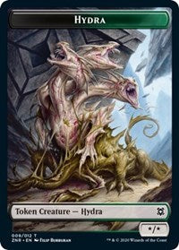 Hydra // Illusion Double-sided Token [Zendikar Rising Tokens] | Grognard Games