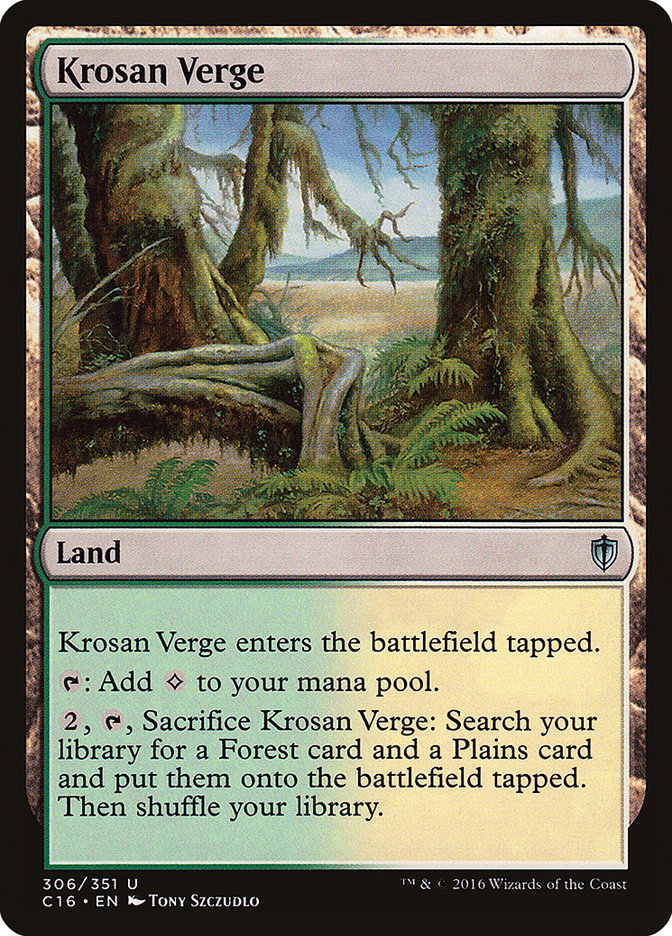 Krosan Verge [Commander 2016] | Grognard Games