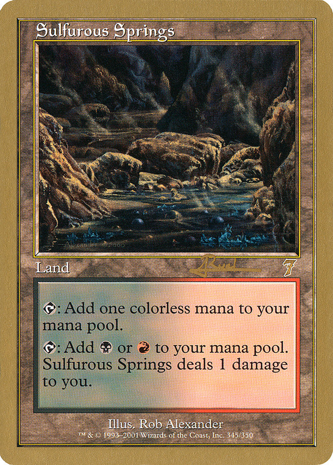 Sulfurous Springs (Antoine Ruel) [World Championship Decks 2001] | Grognard Games