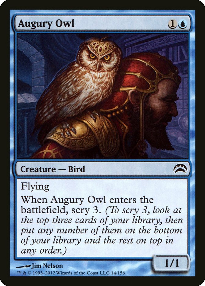 Augury Owl [Planechase 2012] | Grognard Games