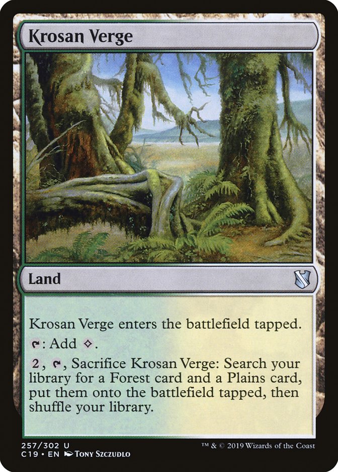 Krosan Verge [Commander 2019] | Grognard Games