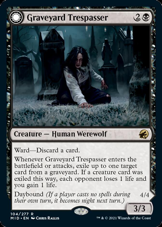 Graveyard Trespasser // Graveyard Glutton [Innistrad: Midnight Hunt] | Grognard Games
