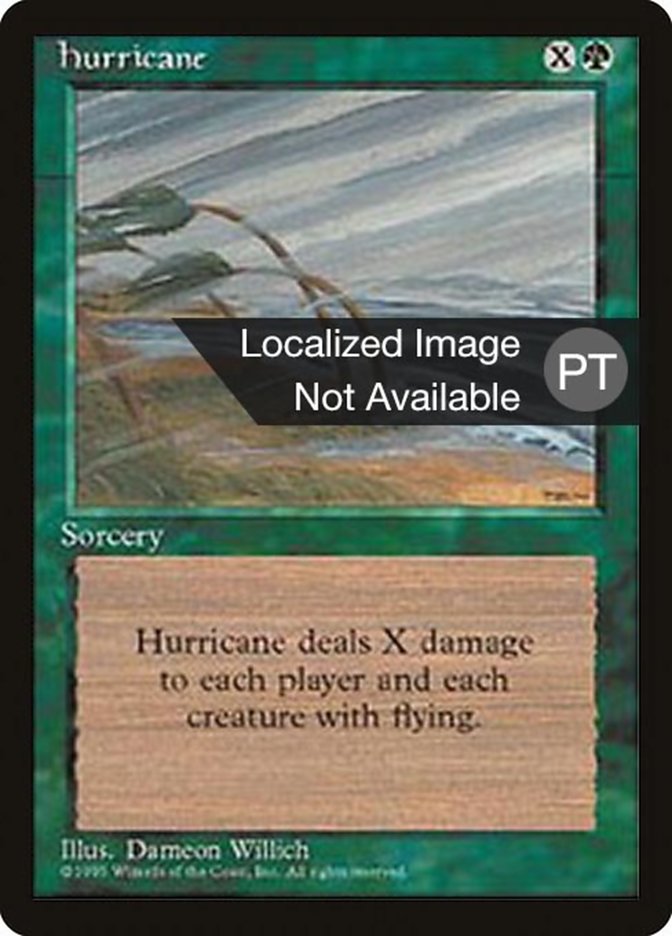 Hurricane [Fourth Edition (Foreign Black Border)] | Grognard Games