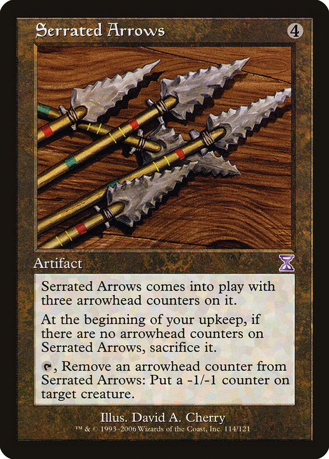 Serrated Arrows [Time Spiral Timeshifted] | Grognard Games