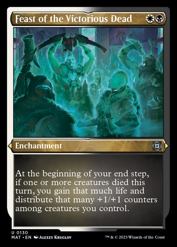 Feast of the Victorious Dead (Foil Etched) [March of the Machine: The Aftermath] | Grognard Games