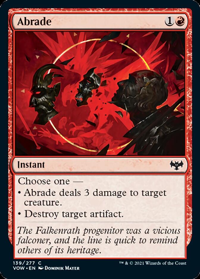 Abrade [Innistrad: Crimson Vow] | Grognard Games