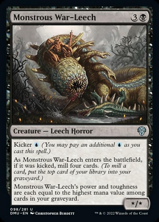 Monstrous War-Leech [Dominaria United] | Grognard Games