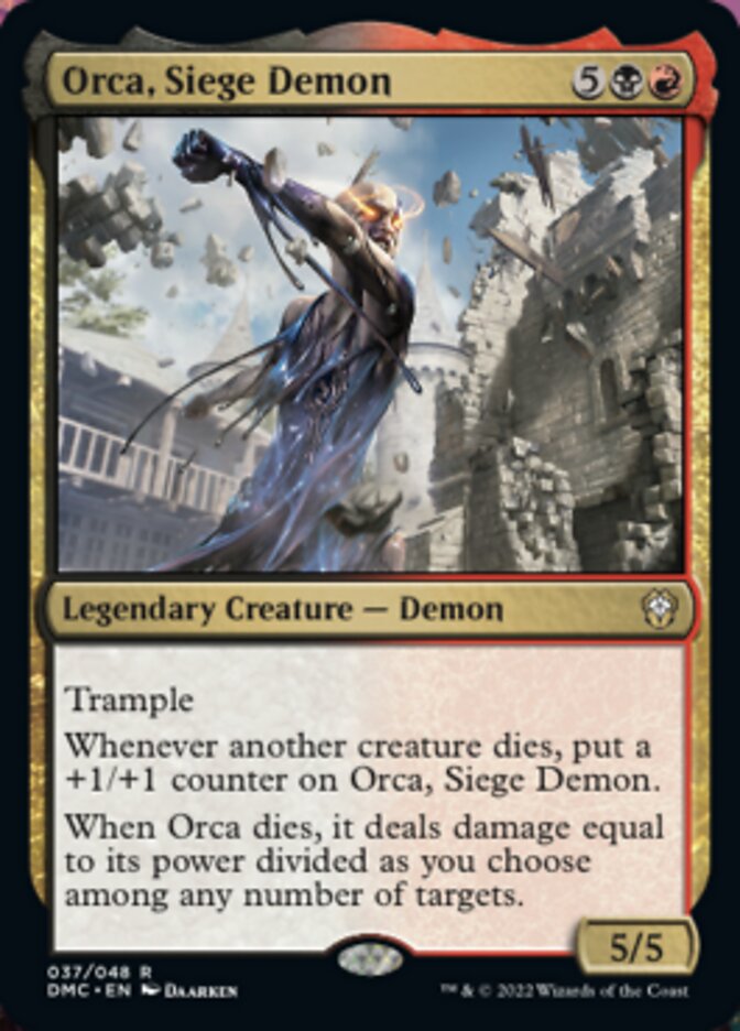 Orca, Siege Demon [Dominaria United Commander] | Grognard Games