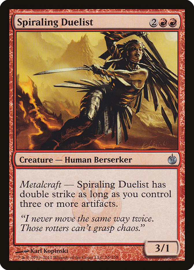 Spiraling Duelist [Mirrodin Besieged] | Grognard Games