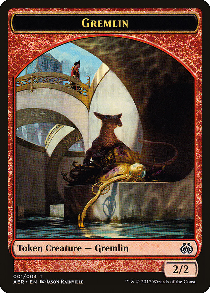 Gremlin [Aether Revolt Tokens] | Grognard Games